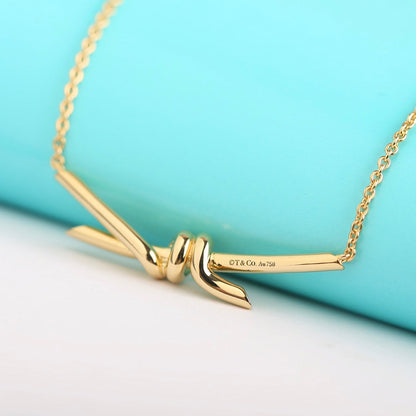[Spark Jewels]KNOT NECKLACE GOLD