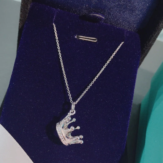 [Spark Jewels]CROWN PEDANT NECKLACE