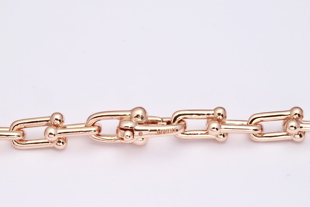 [Spark Jewels]HARDWEAR PINK GOLD WRAP NECKLACE