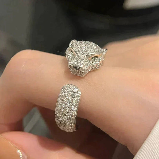 [⭐Aura]PANTHERE 5.5MM ALL DIAMOND RING