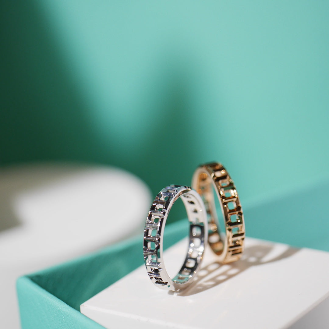[Spark Jewels]T TRUE 3.5MM PINK GOLD RING
