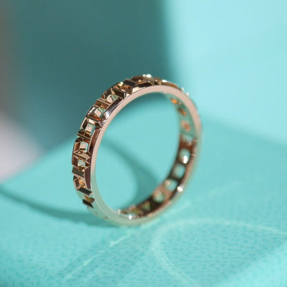 [Spark Jewels]T TRUE 3.5MM PINK GOLD RING