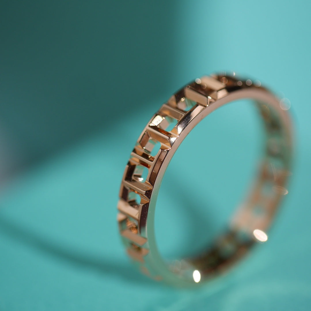 [Spark Jewels]T TRUE 3.5MM PINK GOLD RING