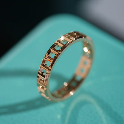 [Spark Jewels]T TRUE 3.5MM PINK GOLD RING