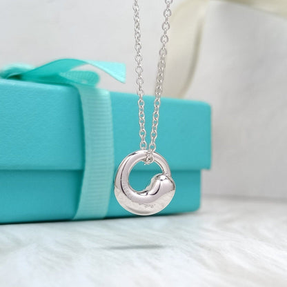 [Spark Jewels]SNAIL PEDANT SILVER NECKLACE