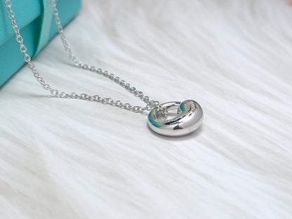 [Spark Jewels]SNAIL PEDANT SILVER NECKLACE