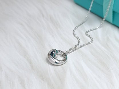 [Spark Jewels]SNAIL PEDANT SILVER NECKLACE