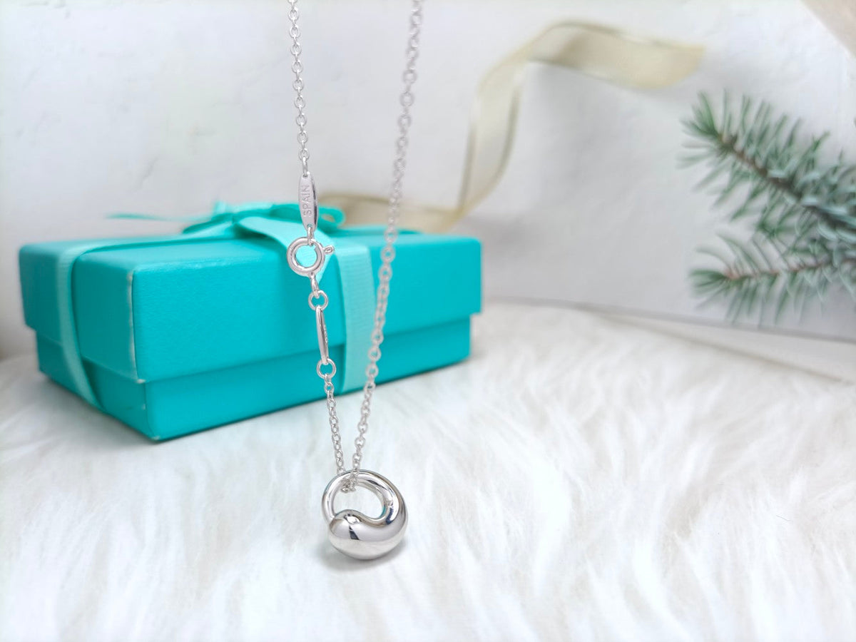 [Spark Jewels]SNAIL PEDANT SILVER NECKLACE