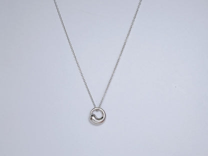 [Spark Jewels]SNAIL PEDANT SILVER NECKLACE