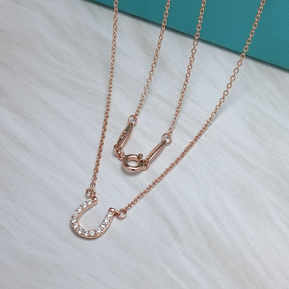 [Spark Jewels]U DIAMONDS PEDANT NECKLACE