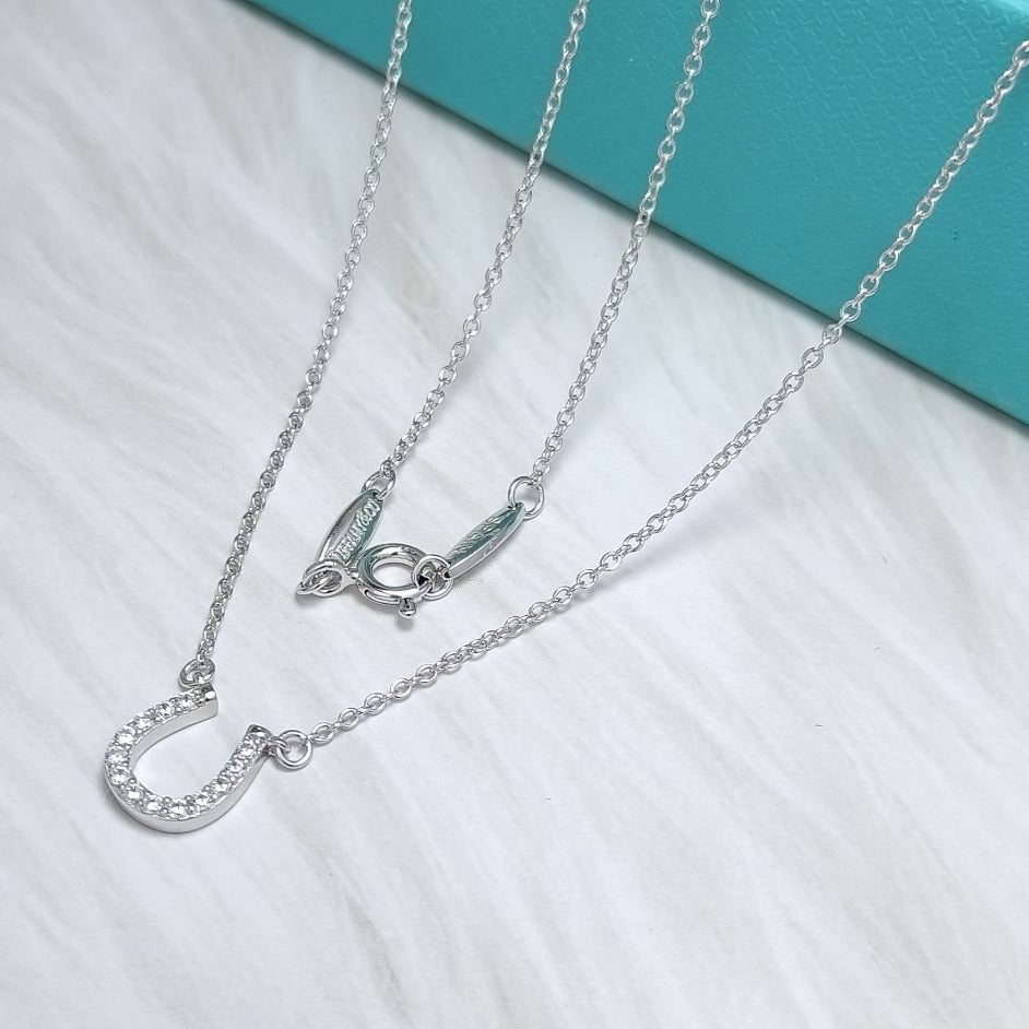 [Spark Jewels]U DIAMONDS PEDANT NECKLACE