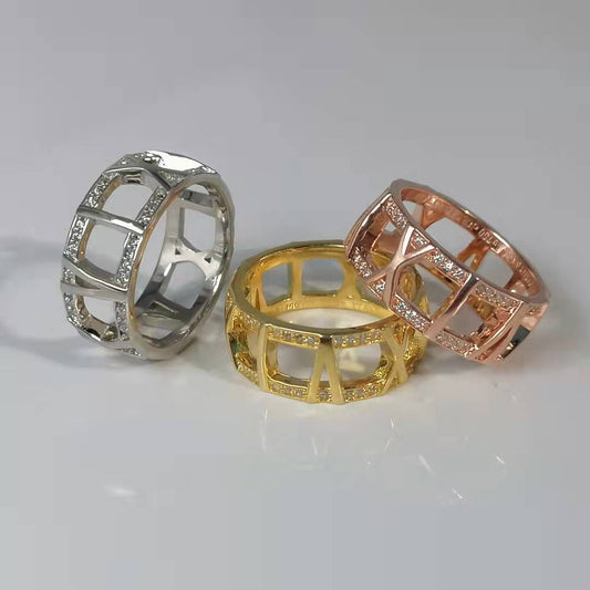 [Spark Jewels]ATLAS LARGE OPEN DIAMOND RING