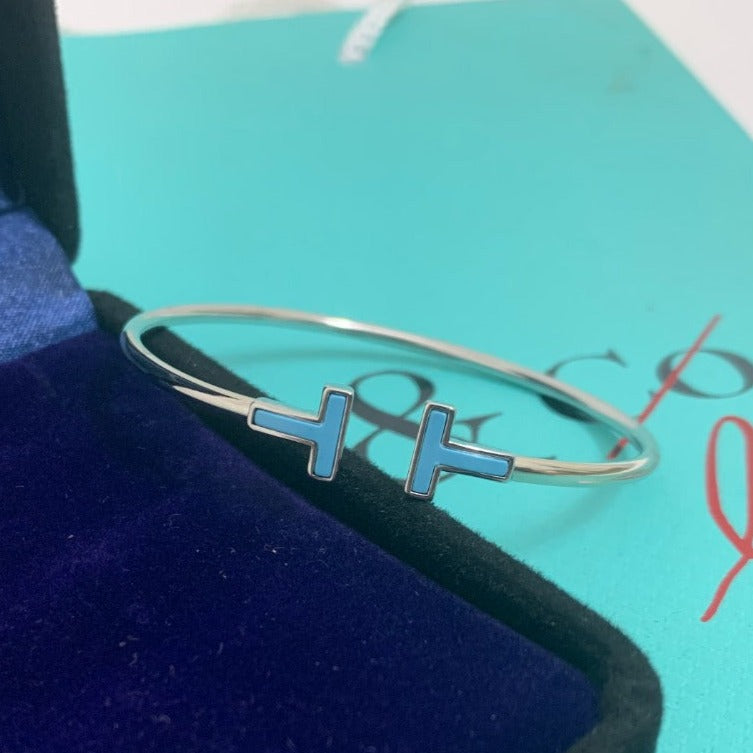 [Spark Jewels]T BRACELET 1.8MM TURQUOISE