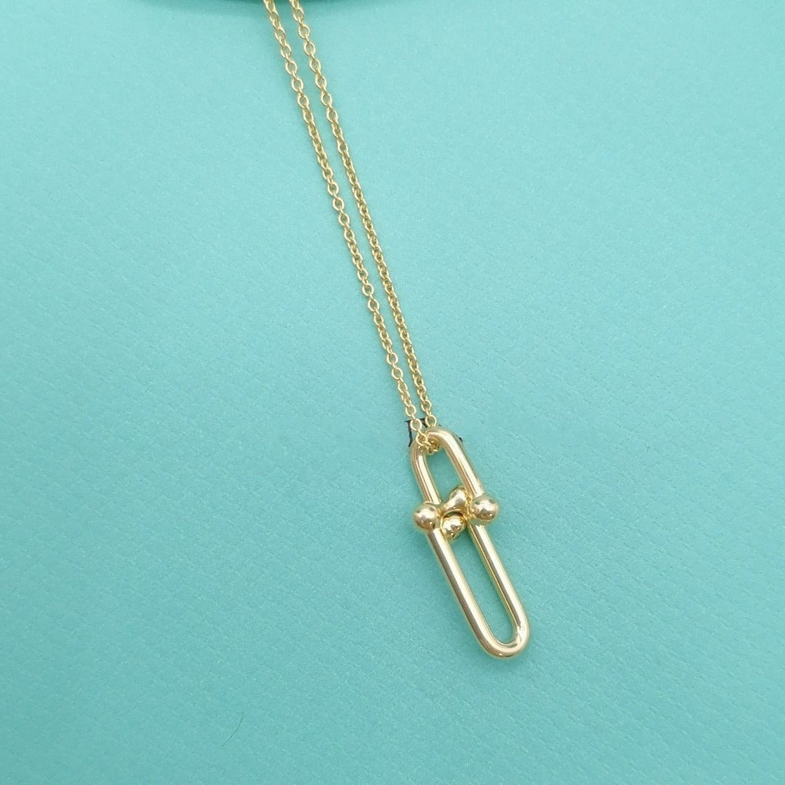 [Spark Jewels]HARDWEAR GOLD DROP PEDANT NECKLACE