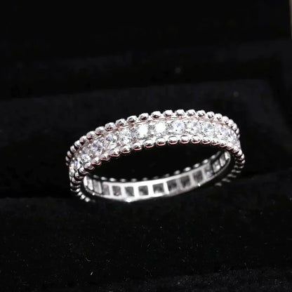 [⭐Spark]PERLEE DIAMOND SILVER RING