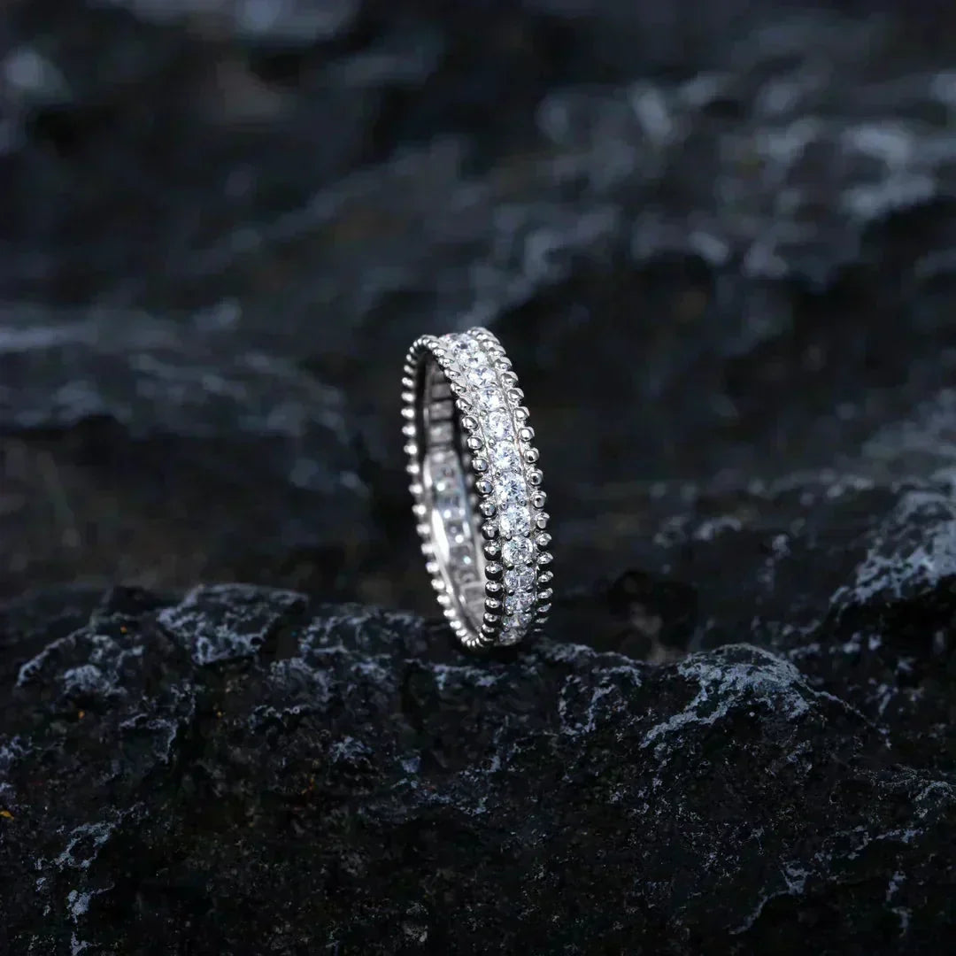 [⭐Spark]PERLEE DIAMOND SILVER RING