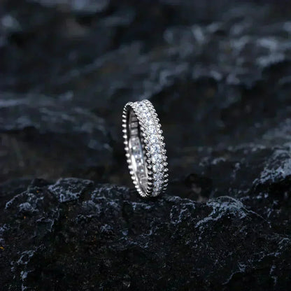 [⭐Spark]PERLEE DIAMOND SILVER RING
