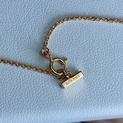 [Spark Jewels]T DIAMOND CIRCLE PEDANT NECKLACE