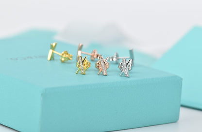 [Spark Jewels]ATLAS DIAMOND STUD EARRINGS