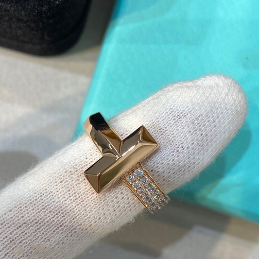 [Spark Jewels]T WIRE MEDIUM DIAMOND RING