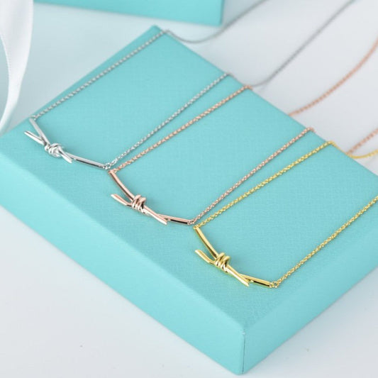 [Spark Jewels]KNOT NECKLACE