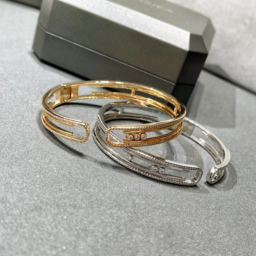 [⭐Aura]MOVE 10TH PAVED DIAMOND BRACELET