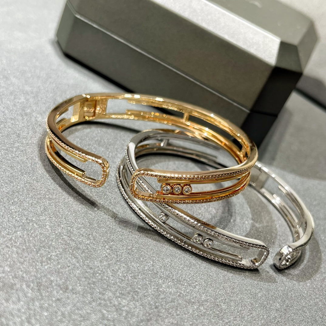 [⭐Aura]MOVE 10TH PAVED DIAMOND BRACELET