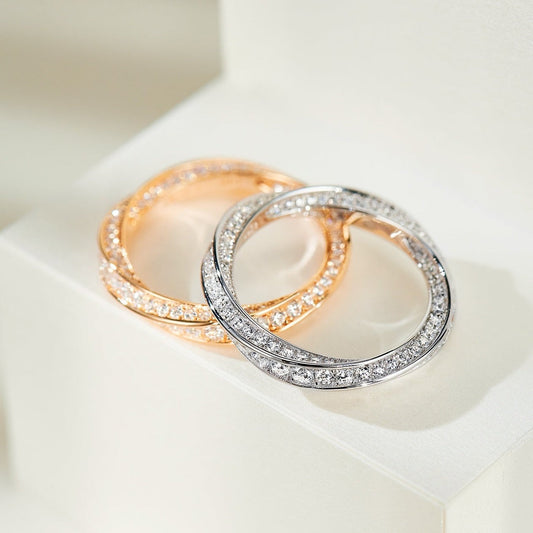 [Spark Jewels]SPIRAL DIAMOND RING