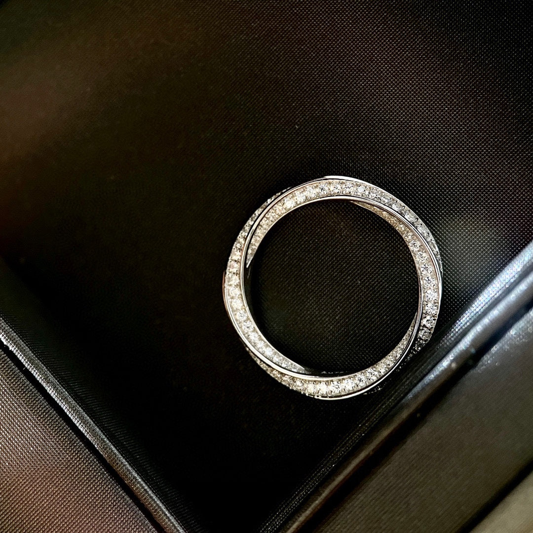 [Spark Jewels]SPIRAL DIAMOND RING