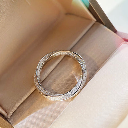 [Spark Jewels]SPIRAL DIAMOND RING