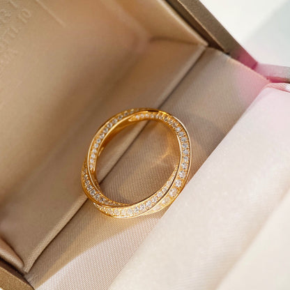[Spark Jewels]SPIRAL DIAMOND RING