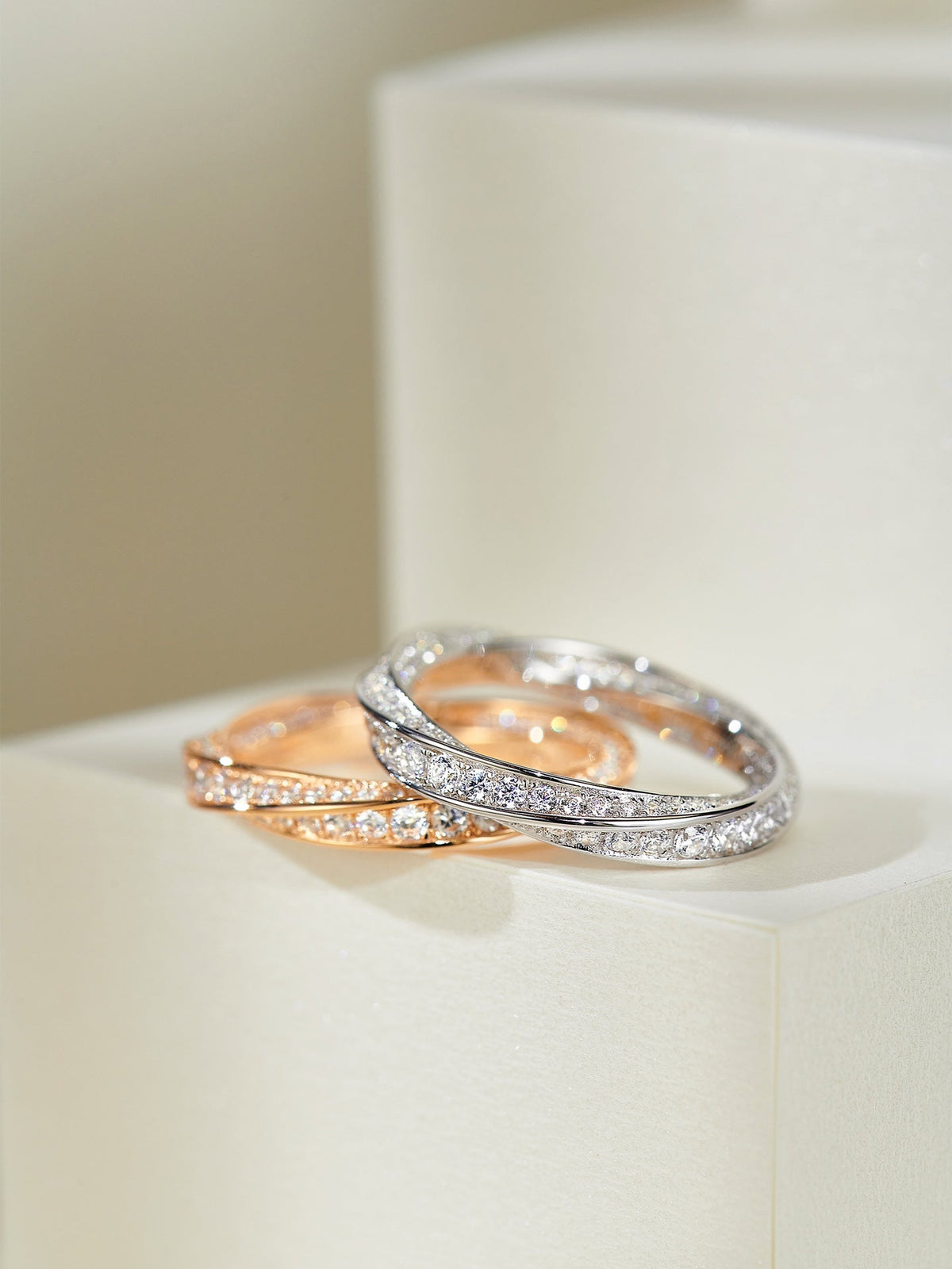 [Spark Jewels]SPIRAL DIAMOND RING