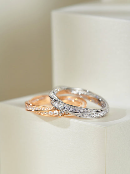 [Spark Jewels]SPIRAL DIAMOND RING
