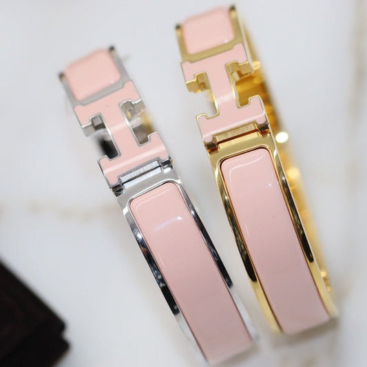 [⭐Aura]H BRACELET 12MM PINK