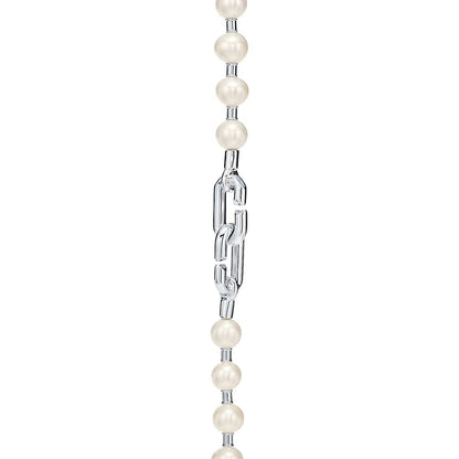 [Spark Jewels]HARDWEAR PEARL WRAP NECKLACE