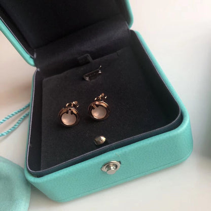 [Spark Jewels]PEARL CIRCLE EARRINGS MOTHER