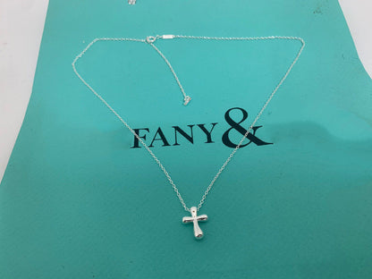 [Spark Jewels]CROSS PENDANT MINI BARE CROSS NECKLACE