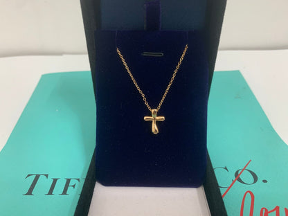 [Spark Jewels]CROSS PENDANT MINI BARE CROSS NECKLACE