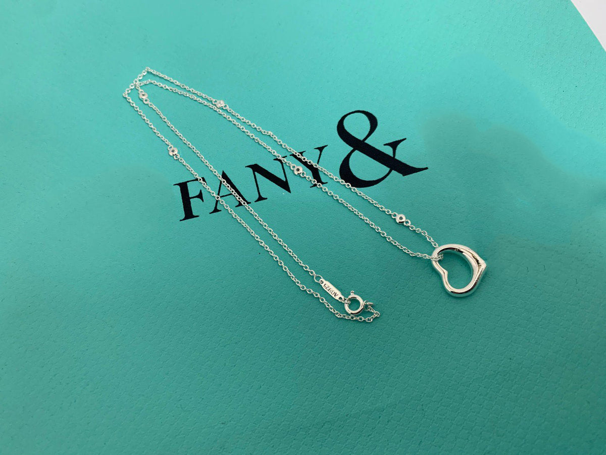 [Spark Jewels]HEART NECKLACE PENDANT STERLING