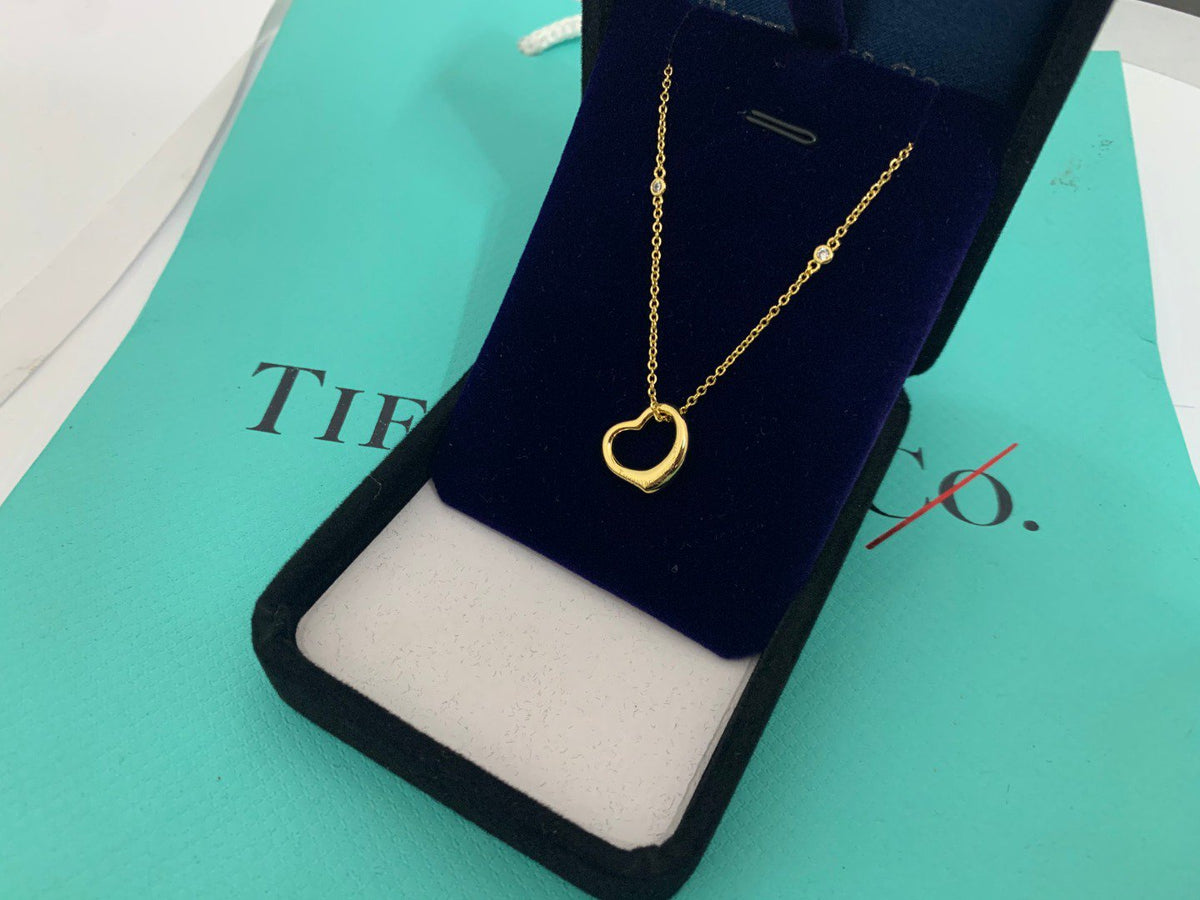 [Spark Jewels]HEART NECKLACE PENDANT STERLING