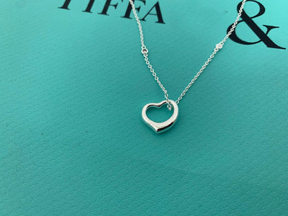 [Spark Jewels]HEART NECKLACE PENDANT STERLING