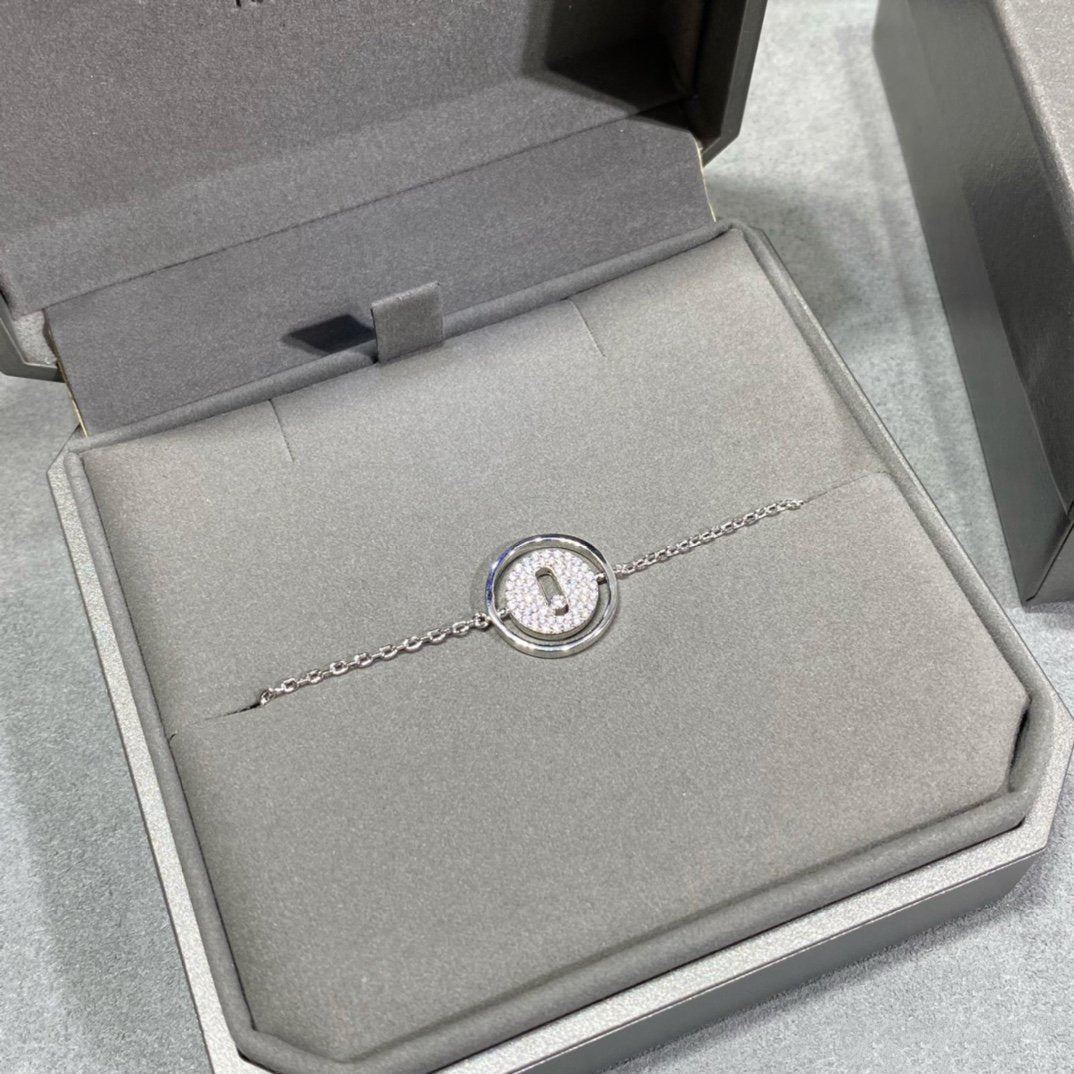 [⭐Aura]Demo MOVE DIAMOND PAVED BRACELET