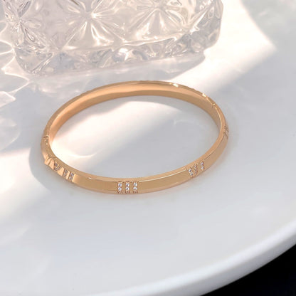 [Spark Jewels]ATLAS BRACELET 6MM DIAMOND PINK GOLD