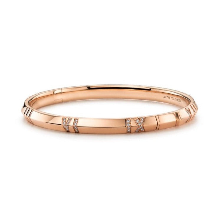 [Spark Jewels]ATLAS BRACELET 6MM DIAMOND PINK GOLD