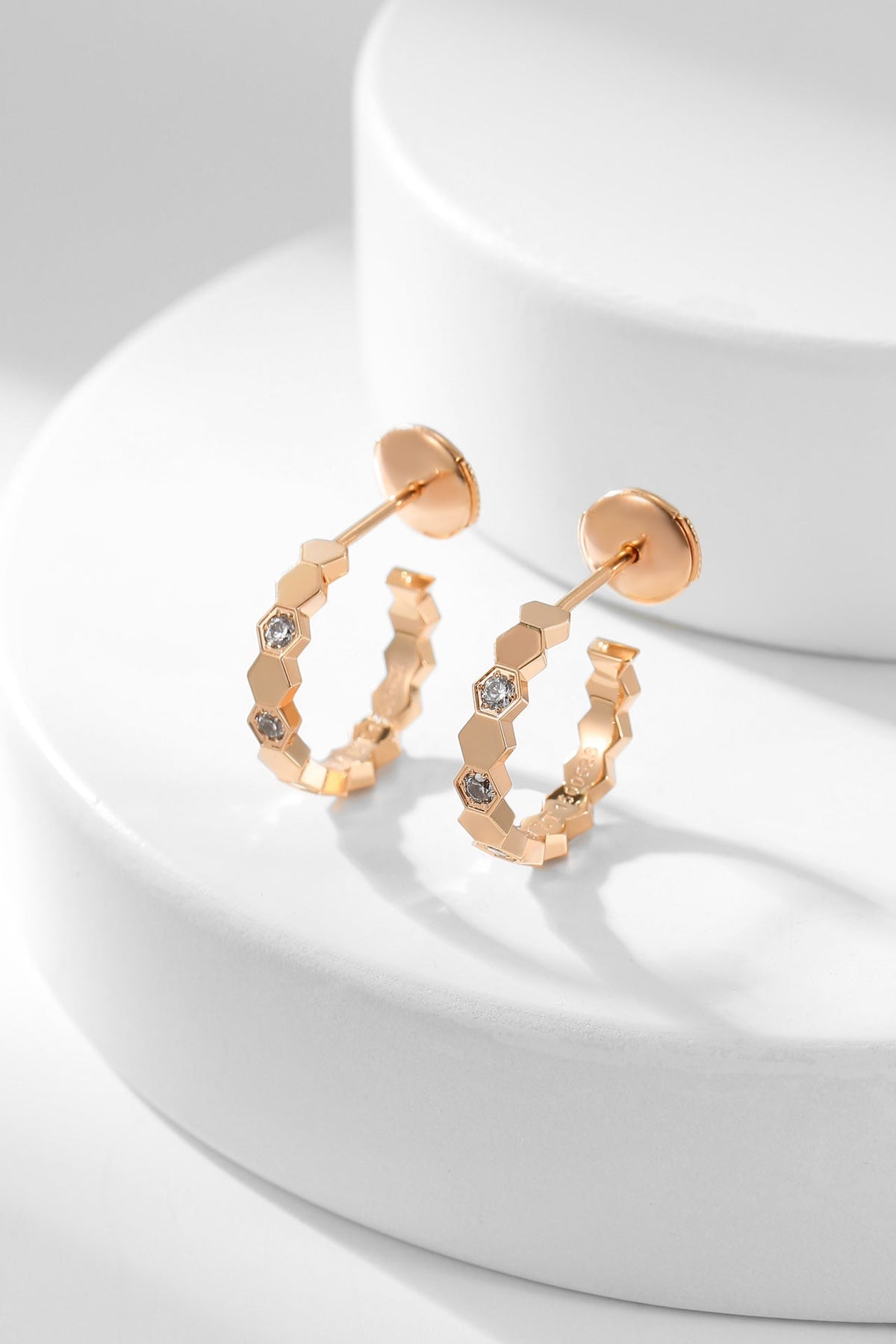 [Spark]BEE LOVE DIAMOND HOOP EARRINGS