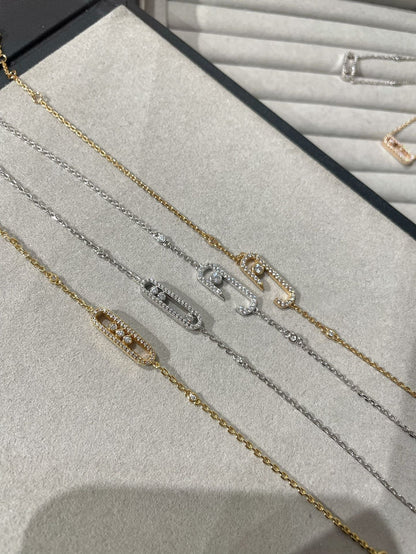 [⭐Aura]BABY MOVE DIAMOND BRACELET