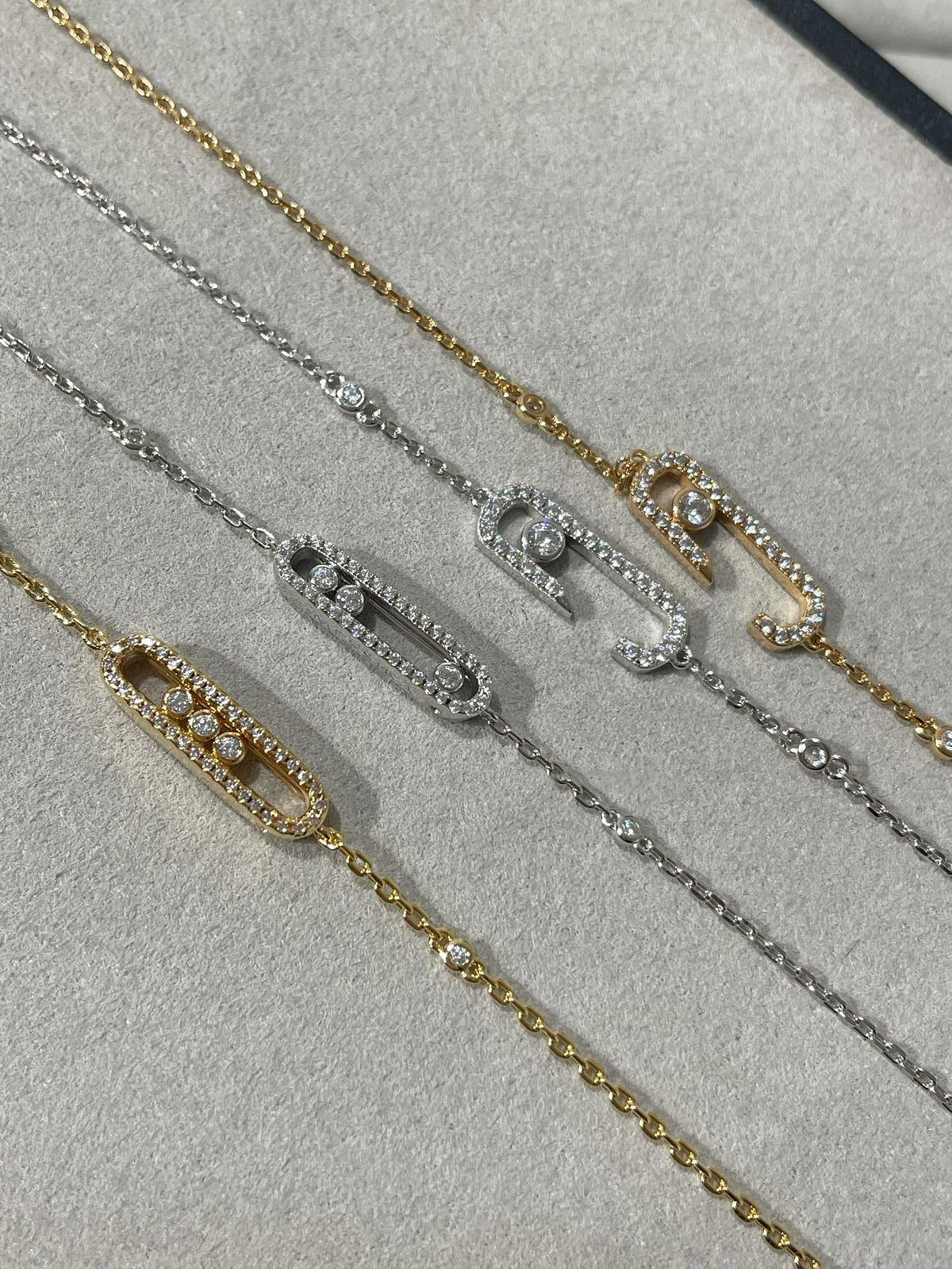 [⭐Aura]BABY MOVE DIAMOND BRACELET