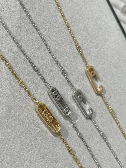 [⭐Aura]BABY MOVE DIAMOND BRACELET