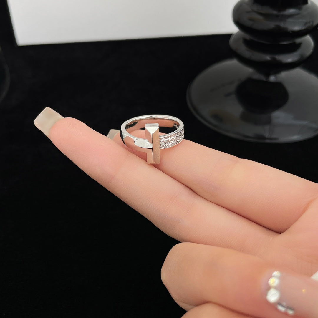 [Spark Jewels]T WIDE DIAMOND RING