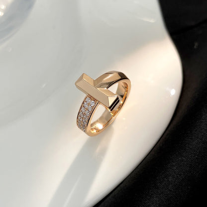 [Spark Jewels]T WIDE DIAMOND RING